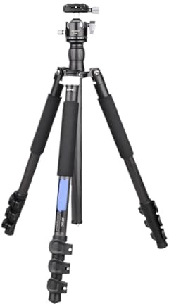 tripod stand, Lightweight Carbon Fiber Tripod With Low Profile Ballhead Detachable Monopod For DSLR Camera,Max Load 15kg