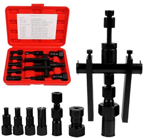 Juego de extractor de rodamientos de motocicleta, mango antideslizante, dispositivo resistente con , juego de herramientas de extracción de rodamientos interiores de rueda de motocicleta, para
