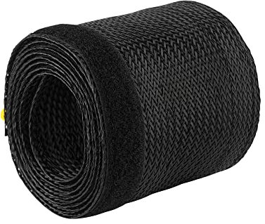 PureMounts Universeller Kabelschlauch (85mm Durchmesser, 1,80m) schwarz, 1 Stück