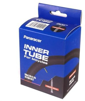 panaracer Tube de vélo, Valve Presta, DE Nombreuses Tailles Différentes, 33–40–48–60–80 mm Vannes, Single ou Lot de 2, Mixte, YT650B1-235F48, Noir, 27.5x1.75/2.35 48mm stem