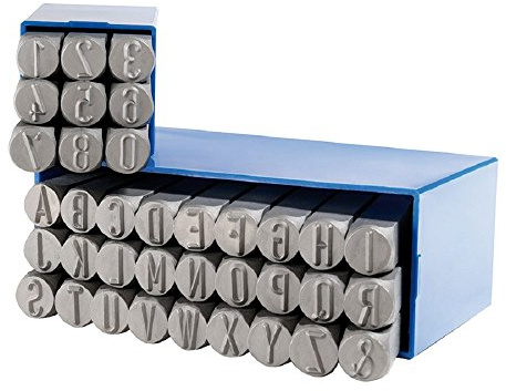GRAVUREM-SR Schlagzahlen und -buchstaben 0-9 + A-Z (Kombination) / 5mm