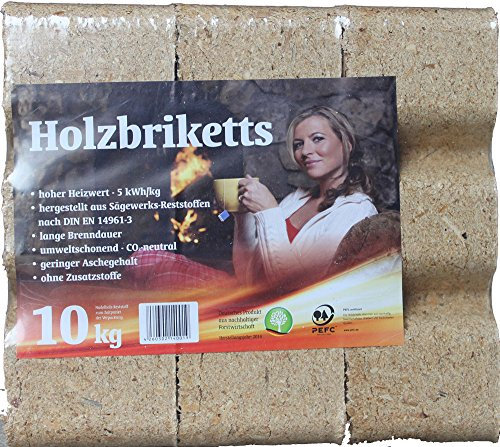 10kg Holzbrikett, PREMIUM-Nadelholzbriketts