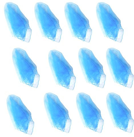 Hoerev Jonglier-Tanzschals 12er-Pack - Mischfarben und einfarbig (ca. 60cm x 60cm),Hellblau