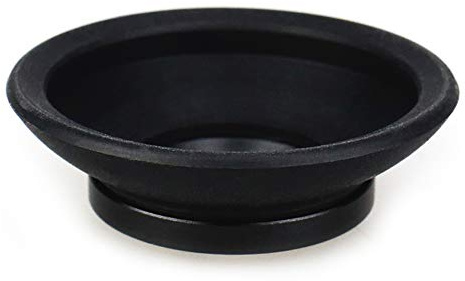 JJC Soft Silikon Okular Augenmuschel Ersetzt Nikon DK-19 Rundokular | Für Nikon-DSLRs D5 D4S D4 D3S D3 D2H D2X D2Xs D2Hs D850 D810A D810 D800E D800 D700 D500 und Df für Studio und Außenaufnahmen