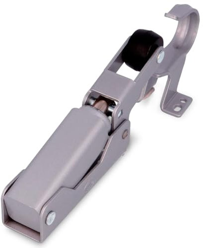 Amig - Hydraulischer Türdämpfer | Ideal für Türbremse, Anschlag oder Dämpfer | Maximales Gewicht 40 kg | Aluminium | SilberFarbe | Größe: 108 x 32 mm