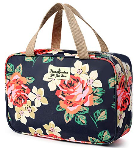 wordmouk Kulturbeutel Tragbare Kosmetiktaschen für Handtasche Groß, Kulturtasche für Damen Frauen Wasserdicht Reise Make-up Organizer Tasche Reisenthel Toiletbag zum Aufhängen Waschbeutel