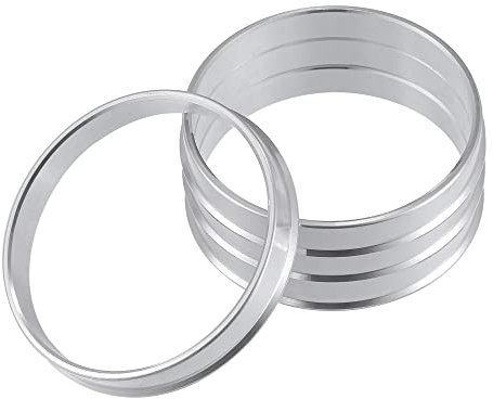 X AUTOHAUX 4 Stück Auto Nabe Zentrische Ringe Radbohrung Mittlerer Abstandshalter Ersatz 68-63,4 mm