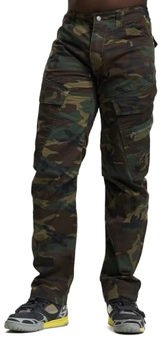 Brandit Herren Adven Slim Fit Pants Freizeithose, Woodland, L