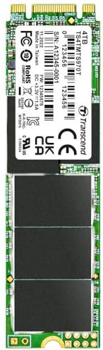 Transcend MTS970T 4TB M.2 SATA SSD Interno 2280 SATA III Retail TS4TMTS970T