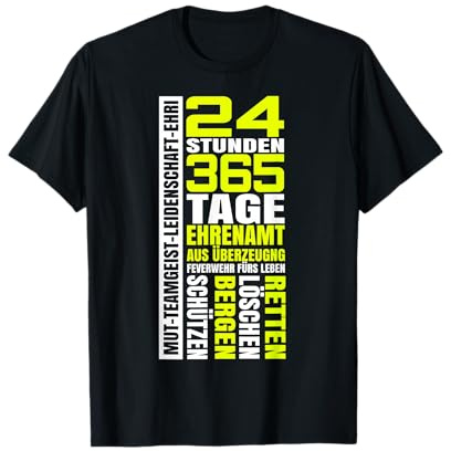 Feuerwehr Freiwillige Uniform Löschgruppe 112 Feuerwehrmann T-Shirt