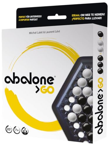 Zygomatic, Abalone Go, Familienspiel, Brettspiel, 2 Spieler, ab 7+ Jahren, 20 Minuten, Deutsch