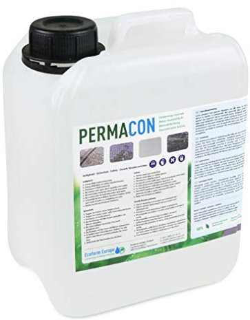 Ecoform Permacon Betonversiegelung 1 Liter - Transparente Wasserdichte Beschichtung für Beton & Stein - permanenter Feuchteschutz Innen & Außen