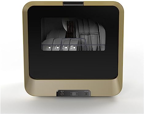 Lavavajillas automático Lavavajillas Automático Inteligente, Instalación Gratuita De Escritorio For El Hogar, Mini Lavavajillas Inteligente De Secado Al Aire Pequeño Diseño compacto y que ahorra espac