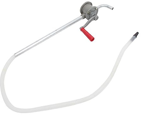 PartyKindom Aluminium Handpumpe Für Öl Leicht Und Tragbar Handbetriebene Ölpumpe Für Fässer Und Kanister Einfache Handhabung Mit Auslauf Für Und Diesel