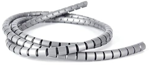 Manicotti per cavi protezione a spirale 1 metro 8 mm diametro esterno guaina a spirale in polietilene filo avvolgente a spirale fascia tubo protezione cavo strumento gestione della linea avvolge il ca