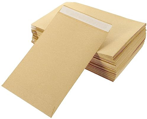Operitacx 60stücke Selbstklebende Umschläge Aus Kraftpapier Geldumschläge Leere Umschläge Für Bargeld Münzen Kleinigkeiten Oder Einlagen
