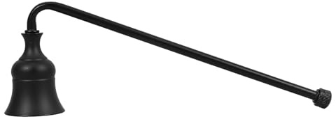 Amosfun Candle Snuffer Tool, Stainless Steel Candle Extinguisher with Long Handle, Household Snuffer Accessory - 20cm