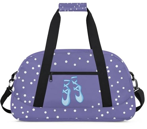 Sac de sport personnalisé pour filles, sac de danse personnalisé pour adolescentes, sac de week-end, sac de sport, sac de voyage de gymnastique, violet, One Size