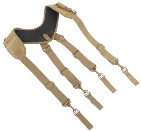 iplusmile Verstellbarer Gepolsterter Carpenter Tool Belt mit Robusten Arbeitshosenträgern Langlebiges Nylon für Bau Elektro und Handwerk Werkzeug Management für Effiziente Nutzung