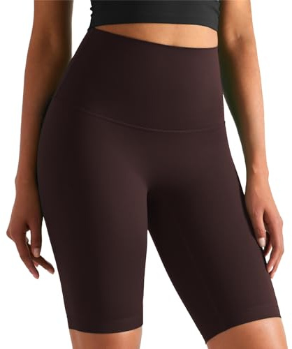 JTSONN Cykelbyxor för damer Sömlösa gymshorts Hög midja Knälånga stretchiga sportshorts för damer Korta för klänningar Leggings Magborttagande yogabyxor Sommar Fitness Löparshorts