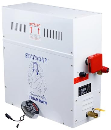 Generador de vapor doméstico for sala Sauna, potencia ducha, máquina 12-18KW, controlador Digital for SPA y baño caliente(12 KW 220V)