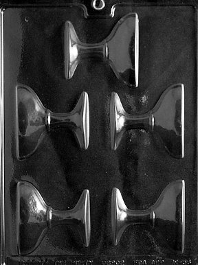 Cybrtrayd W056 Champagne Glass Chocolate Candy Mold with Exclusive Cybrtrayd Copyrighted Chocolate Molding Instructions