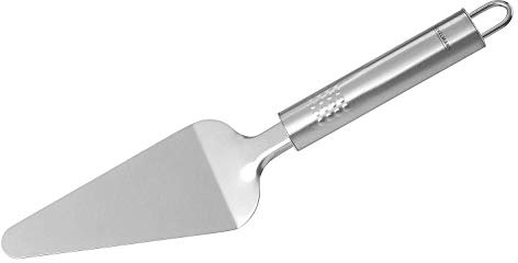 Fackelmann 40425 Pelle à Tarte avec Poignée Ovale Acier Inoxydable Argent 26 x 6 x 1,5 cm