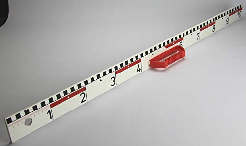 WISSNER® RE-Plastic Profi Dezimeterlineal (100cm) - Schulbedarf