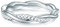 Trilani Damen-Ring Verlobungsring Sterling Silber mit Zirkonia weiß in Brilliant-Schliff - Wickelring mit Stein Trauring geschwungen