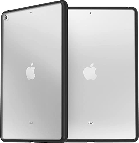 OtterBox Sleek Series Hülle für iPad 10,2 (7. gen 2019/8. gen 2020/9. gen 2021), stoßfeste, sturzsichere und ultradünne Schutzhülle, Schwarz/Transparant, Keine Einzelhandelsverpackung