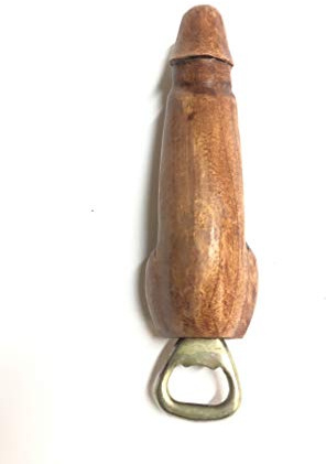 generico Cavatappi in Legno con Pene, Idea Regalo Scherzo, 16 cm, 19 cm, 24 cm