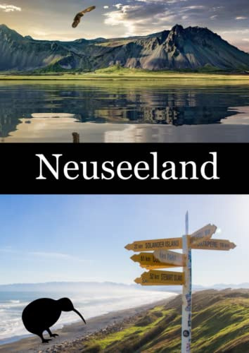 Neuseeland: Notizbuch Neuseeland, DIN A4, kariert, 100 Seiten, 50 Blatt