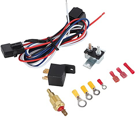Kühlerlüfter-Relais-Kit, Kühler-Thermostat-Kit, Thermostat-Temperaturschalter, Kfz-Montagezubehör