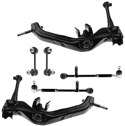 2x Querlenker 2x Spurstange 2x Koppelstange Hinterachse für Toyota Avensis T25 + Station Wagon + Stufenheck