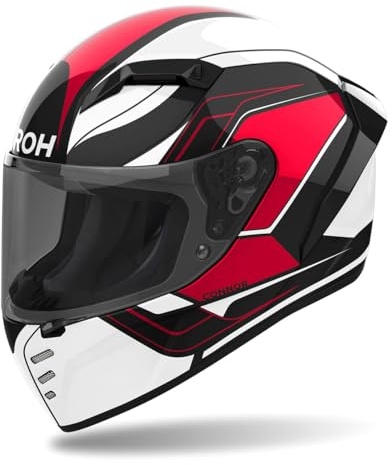 AIROH CONNOR DUNK RED GLOSS S