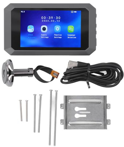 Guckloch Video Türklingeln, Digitaler Türspion mit 3,97 Zoll LCD Display 1080P 135° Weitwinkel, Katzenaugenkamera, Intelligente Sicherheit