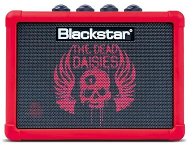 Blackstar Fly 3 Dead Daisies Edition Bluetooth Portable Battery Powered Mini Electric Guitar Amp Black MP3 Line In & Headphone Line Out