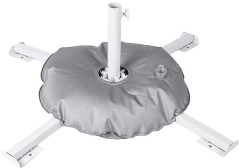 Sonnenschirmständer – Rasendorn Sonnenschirmhalter, Schirmständer | robuster Sonnenschirmsockel Ringstecker, Klappdeck, Regenschirmgewichtsständer für Strandschirm, Sonnenschirm, Gartenschirm