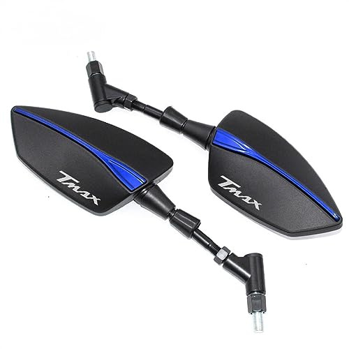YIJIAVSX Moto Specchietto Specchietto per Y&amaha TMAX 500 560 T-Max 500 560 TMax530 Specchi Retrovisori per Moto Accessori per Specchietti Antiriflesso Specchietto Laterale Moto Specchietto(Blu)