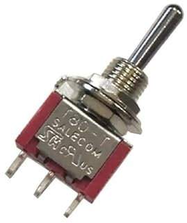 5PCS SH T8014B Standard Lever 3Pin One Side Momentary ON-OFF-MOM SPDT Toggle Switch AUOQKQUT