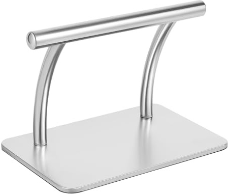 Edelstahl Fußstütze Mobile Friseurstuhl Fußpedal 29.5 * 19 * 20.5 cm Fussstütze Unterm Schreibtisch Geeignet für Friseurläden Schönheitssalons Wohnungen Büros usw