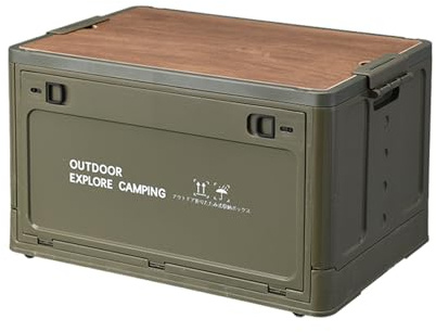 Faltbarer Speicherbehälter - Tragbarer Organizer Box, Zusammenklappbares Werkzeugbehälter | Stapelbare Aufbewahrungskiste, Outdoor -Faltspeicherbox Mit Deckel, Garage -Dienstprogramm, Faltbehälter Für