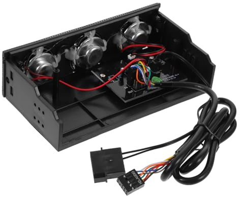 GALPADA Altoparlante Stereo Frontale per Computer Nero Pannello | Abs e Componenti Elettronici, Magnete Integrato, Suono Delicato e Uso Semplice