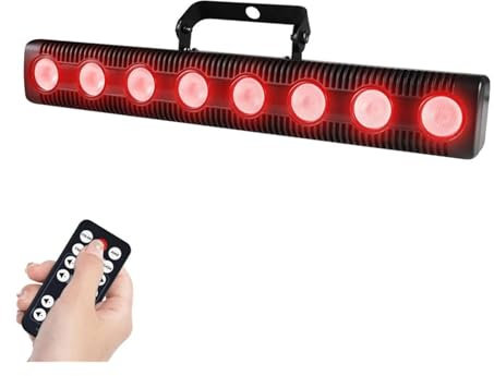 Luces LED RGBW for fiestas con sonido, luces LED Par for música, luces de discoteca for DJ, lámpara de lavado RGBW, equipo de DJ for escenario, bodas, Navidad para fiestas de baile en casa