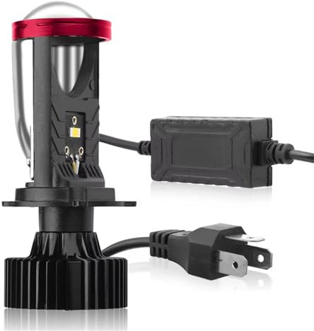 Fari Per Moto Lampadina Per Fari A LED Per Moto Con Proiettore H4 30000LM 100W CANBUS Mini Lente Turbo H4 9003 HB2 Hi/Lo Lampada Per Moto 12V Faro Anteriore Moto