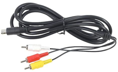 1 pz for SEGA for Genesis 1 Cavo AV Audio Video for SEGA for Mega for Drive 2 for Genesis 2 for Mega for Drive 3 for Genesis 3(For SEGA for Genesis 2 3)