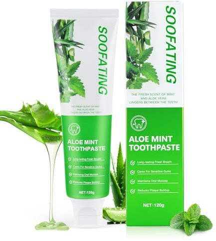 OFFCUP Zahnpasta Natürlich Hydroxyapatite, 120g Fluoridfreie Zahnpasta, Toothpaste für Frischen Atem Natürliche Aufhellung Zahngesundheit, Hilft bei Empfindlichen Zähnen, Minzfrisch