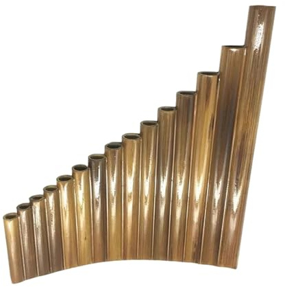 Panflöte Für Erwachsene Handgefertigte Panflöte Aus Bambus 15 Pfeifen Für Holzblasinstrumente Mit Linker Oder Rechter Hand In Tonart G(Left Hand)