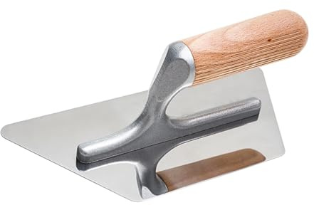 Fenteer Llana de Acabado Llana de Albañilería de Acero Inoxidable para Pared, Piso, Hormigón