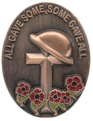 Pin de solapa de flor de amapola, broche de insignia en mochila, Klein, Metal no precioso